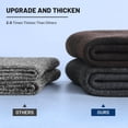 thumbnail image 4 of 5 Pairs Wool Socks for men,Warm Winter Boot Socks for Hiking Walking,Thick Thermal Gifts Socks, 4 of 6