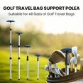 thumbnail image 3 of Golf Travel Bag Support Rod Club Protector Pole Cover Aluminum Adjustable, 3 of 14