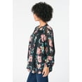 thumbnail image 4 of Roaman's Women's Plus Size Lace-Trim Blouson-Sleeve Top, 4 of 6