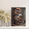 thumbnail image 2 of Vintage Building Canvas Print, Suitable for Living Room, Bedroom, Office, Cafe, Bar, Study, Hotel Decor, 2 of 8