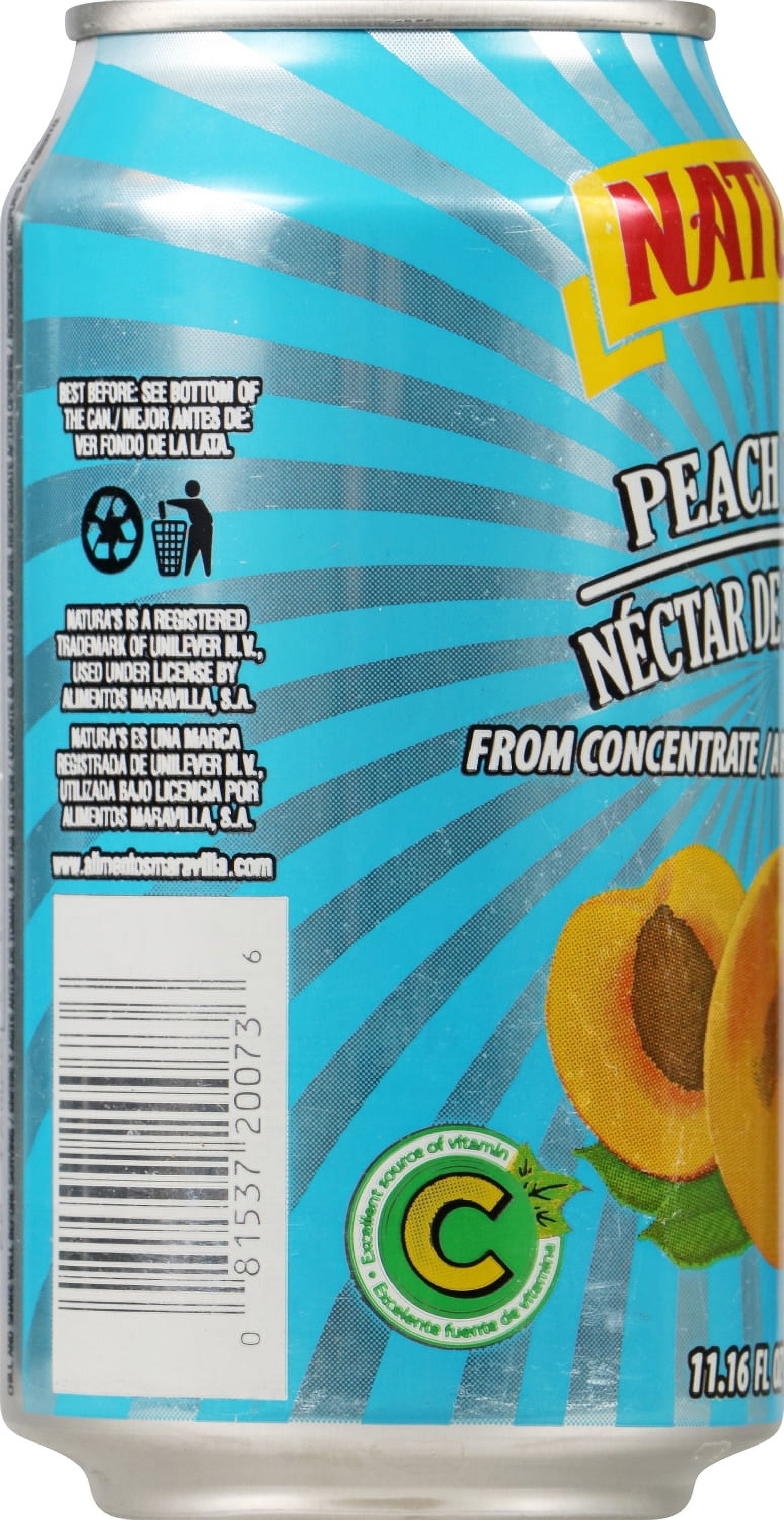 Natura Peach Nectar Drink, 11.16 oz