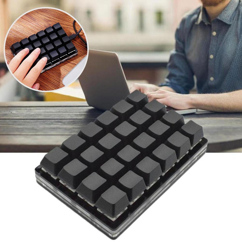 Mini Mechanical Keyboard, Hot-Swappable with 24 Keys, Programmable, Gaming & Office