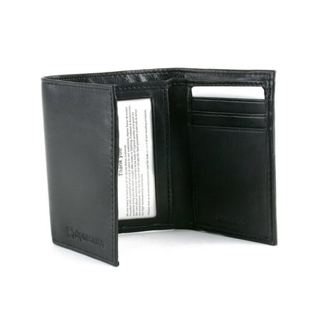 Alpine Swiss - Alpine Swiss Mens Leather Wallet Money Clip Bifold Trifold Front Pocket Wallets ...
