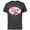 Charcoal, variant on Spider-Man Web Heart Love Romantic Be My Valentine - Short Sleeve Cotton T-Shirt for Adults - Customized-Athletic Heather