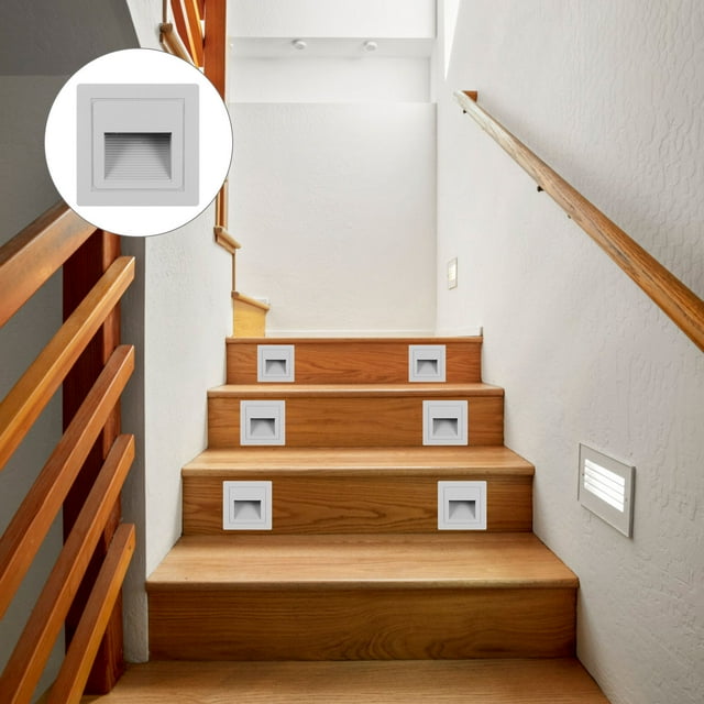 BRIGHTFUFU 1pc Stair Step Light Outdoor Step Lamp For Home Warm For Stairs Garden And Pathway Lighting