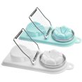 thumbnail image 1 of Metal Egg Cutter, 2 Pieces Hard Boiled Egg Cutter, Multifunctional Metal Egg, 1 of 5