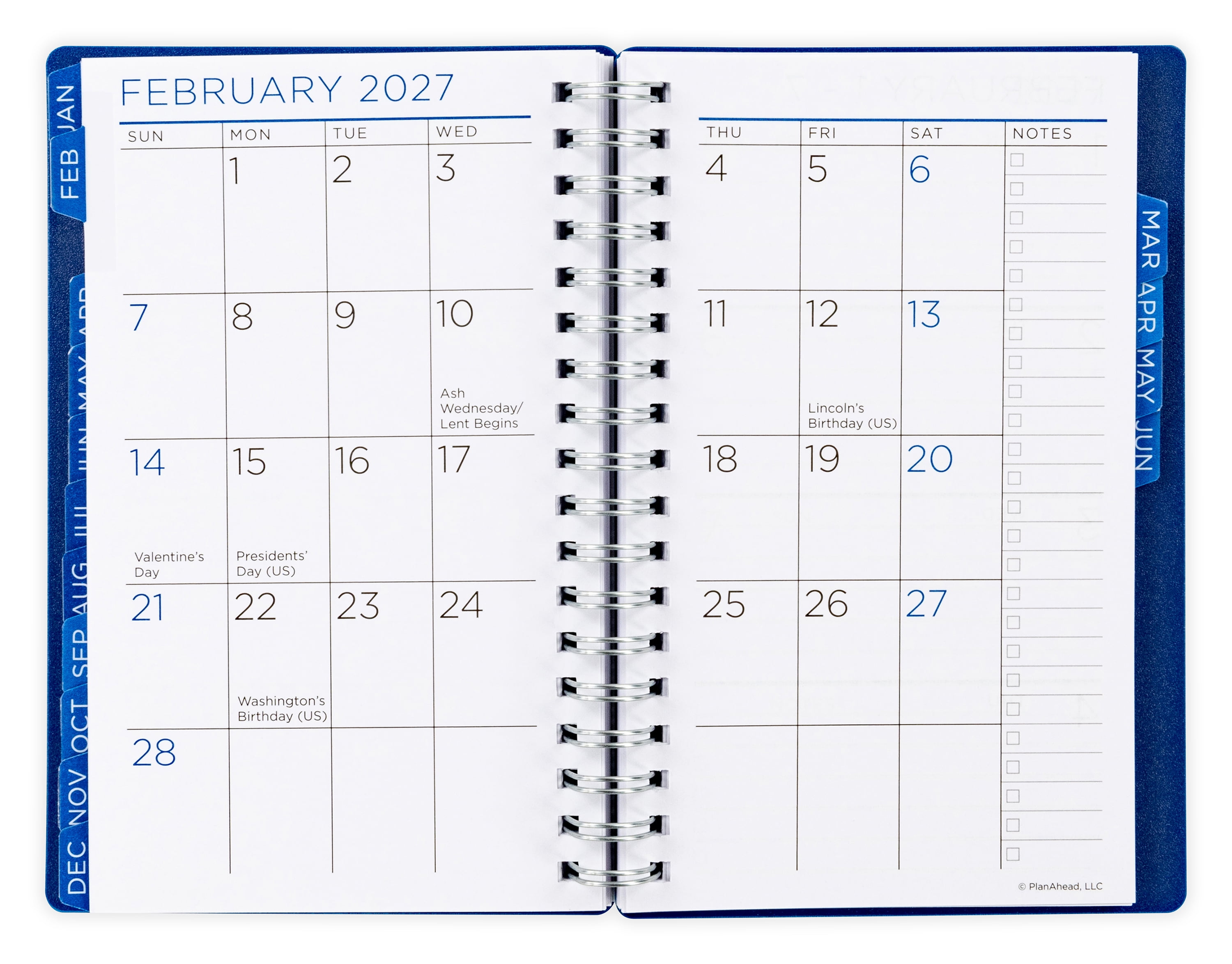 See It Bigger M/W Planner, Small (4.25" x 6.5"), Blue, 15-Month: Apr 2026 - Jun 2027