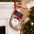 thumbnail image 6 of Trovenix Christmas Mini Stocking Ornaments Holiday Sock Shaped Hanging Pendants For Xmas Tree Decor Winter Home Decoration, 6 of 7