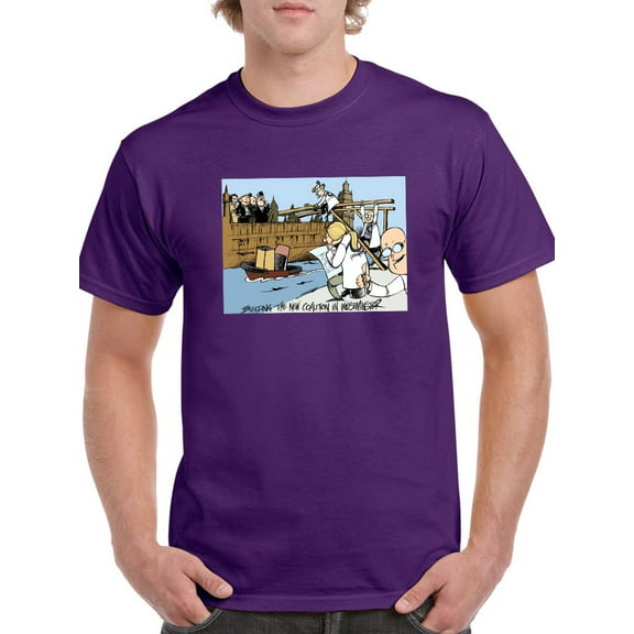 The New Coalition T-Shirt Men -Wilfred Hildonen Designs, Male Large