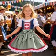 thumbnail image 2 of Kids Dress Short Sleeve Graceful Solid Delightful Modern Playful for Party Modern Special Airy Breathable Skirt, 2 of 4