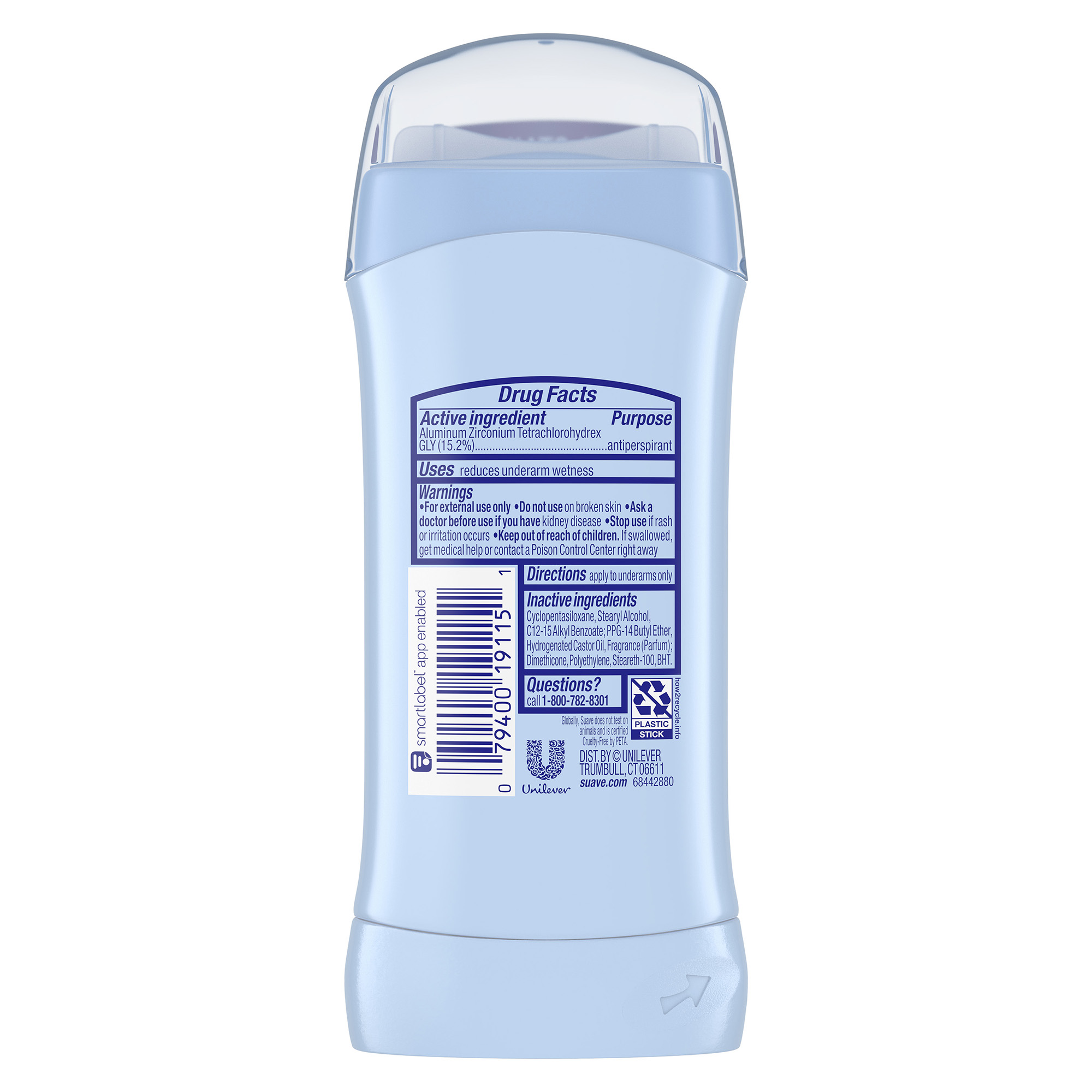 Suave Antiperspirant Deodorant, Everlasting Sunshine, Unisex, 2.6 oz - image 10 of 12
