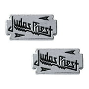 Alchemy Gothic Judas Priest Razorblade Pair Silver Pewter Stud Earrings Small Silver Small