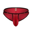 thumbnail image 2 of AnuirheiH Men's Lingerie Summer Breathable Mesh Solid Color Thong Sexy Mesh Breathable Panties, 2 of 3