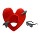 thumbnail image 4 of Sombrero de corazón rojo para aniversario, accesorio fotográfico para adultos, unisex, decorativo, para fiesta de cosplay, 4 of 8