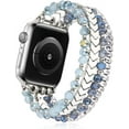 thumbnail image 6 of V-MORO Beaded Bracelet Compatible for Apple Watch Band 42mm 44mm 45mm Women,Fashion Stretch Strap, 6 of 8