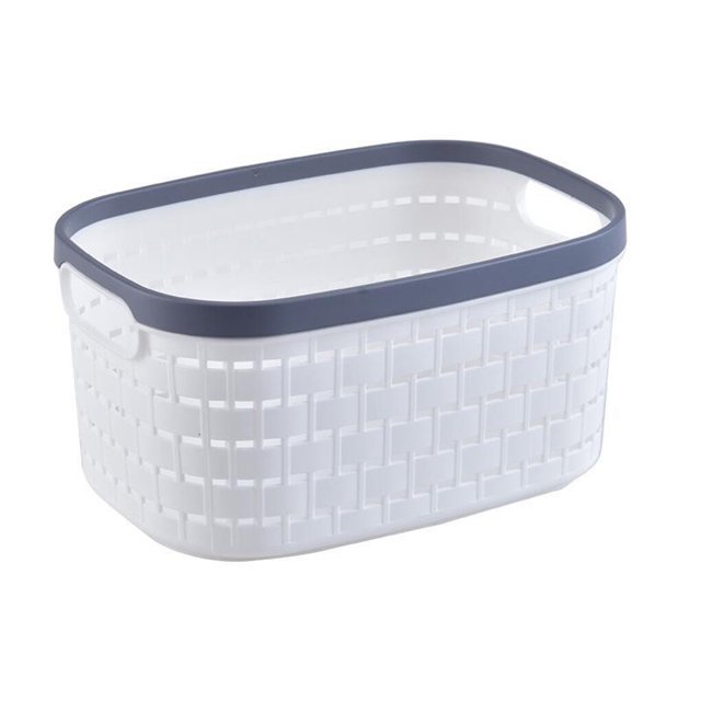 Save Space With Multi-colored Container Plastic Organizing Plastic Dustproof Organizer Box For Storage Organizing white L