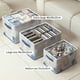 thumbnail image 5 of Desktop Storage Box Large Capacity Storage Sundries Desktop Clean Cosmetics Snacks Home Bedroom Storage Box, 5 of 9
