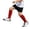 Red, variant on Wdgfv Kids Soccer Leg Sleeves Socks Athletic Socks for Boys Girl Football Baseball Softball Rugby 12-18 Years