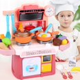 thumbnail image 2 of Juguetes de cocina de simulación para niños, vajilla educativa, juego de simulación de comida, juego de rol, juego de cocina heqiyong LED, 2 of 2