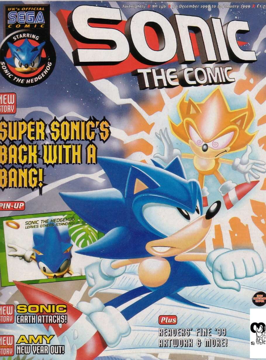  Sonic the Comic #1 VG ; Fleetway Quality comic book