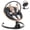 Black, variant on Baby Swing for Infants to Toddler Portable Babies Swing Timing Function 5 Swing Speeds Bluetooth Touch Screen Music Speaker with 10 Preset Lullabies 5-Point Carabiner White