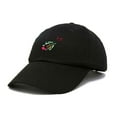thumbnail image 5 of Dalix Melody Frog Embroidered Womens Cotton Dad Hat Baseball Cap Adjustable in Black, 5 of 5