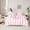 Pink J, variant on Homewish Kawaii Letter K Twin Bedding Sets 7-Piece for Kids, Princess Pink Bowknot Bedding Comforter Set, Cute Cartoon Ribbon Reversible Sheet Sets, Breathable Home Decor