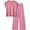 Pink, variant on qolati Women's Sweater Set 2 Piece Oversized Lounge Set Cap Sleeve Knit Pullover Tops Vest High Waisted Wide Legs Pants 2024 Fall Outfits