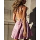 thumbnail image 5 of Minivestido de playa ForeMode Summer Bodycon para mujer, color malva, 5 of 6