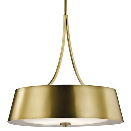 

Kichler 43742 Maclain 4 Light Pendant - Brass