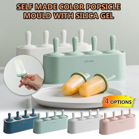 

WNG Summer Jieshu Ice Box Silicone Popsicle Box Creative DIY Ice Cream Mold Box