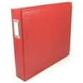 thumbnail image 3 of Scrapbook Classic Leather 3 Ring Album Red 12X12, 3 of 10