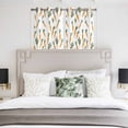 thumbnail image 4 of Carrots Easter Kitchen Curtains Short 45 Inch Length, Watercolor Orange Green Vegetable Grommet Top Bedroom Living Room Curtains, Light Filtering Cafe Curtain Drapes 2 Panels Set 84''x45'', 4 of 9