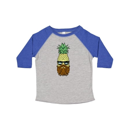 

Inktastic Bearded Summer Pineapple in Sunglasses Gift Toddler Boy or Toddler Girl T-Shirt