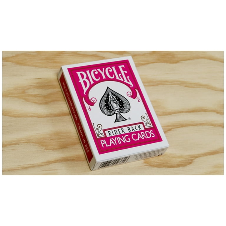 Bicycle Poker Deck Fuchsia Back Playing Cards