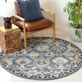 thumbnail image 2 of SAFAVIEH Aspen Kiro Tribal Area Rug, Grey/Sage, 5' x 5' Round, 2 of 8