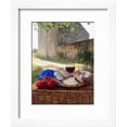thumbnail image 2 of Picnic Lunch of Bread, Cheese, Tomatoes and Red Wine on a Hamper in the Dordogne, France, Framed Art Print Wall Art by Michael Busselle Sold by Art.Com, 2 of 6