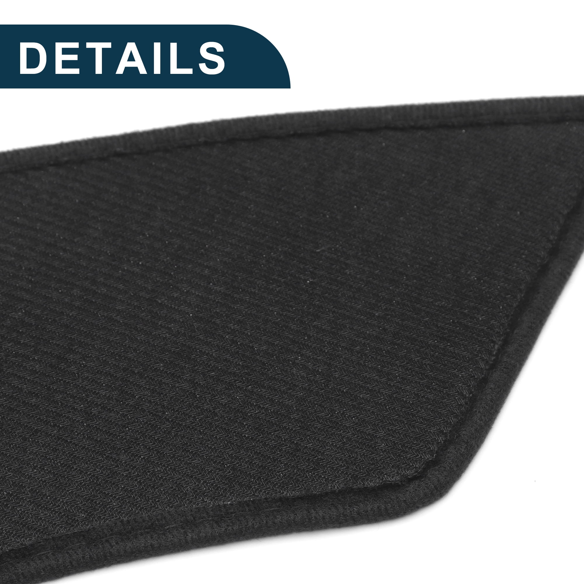 Unique Bargains Leather Car Door Anti Kick Pad Sticker for Honda CRV 2012-2016 Door Side Edge Guard Protector Interior Accessories Black 1 Set