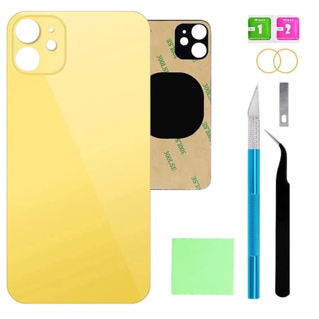Back Glass Replacement for iPhone 11 - Back Glass Replacement for iPhone 11 6.1 Inches with Repairing Tool Kits