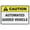 Warning Sign 3, variant on Bilingual Shelter in Place Sign Fire_Exit Emergency Signs Tornado D2 Metal Tin – 8 x 12 Inch for Home or Work