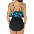 thumbnail image 3 of AMERTEER Women Two Pieces Bathing Suit Top Ruffled With High Waisted Bottom Bikini Set, 3 of 6