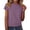 Purple, variant on Womens Shirts Short Sleeve Kelon Womens Tops Short Sleeve Shirts Crew Neck Summer Loose Fit Tops Trendy Dressy Blouses Shirts, L