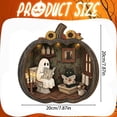 thumbnail image 3 of YardChic 1Pc Wooden Fall Pumpkins Decorations for Home Office Indoor, 2D Cute Multi Layered Pumpkin Block Signs, Thanksgiving Table Decor, Harvest Tabletop Decoration, Halloween Home Display, 3 of 9