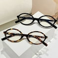 thumbnail image 6 of 7 Pairs of Anti-blue Light Reading Glasses +3.50 Oval Plastic Classic Readers 3.50 for Women, 6 of 7
