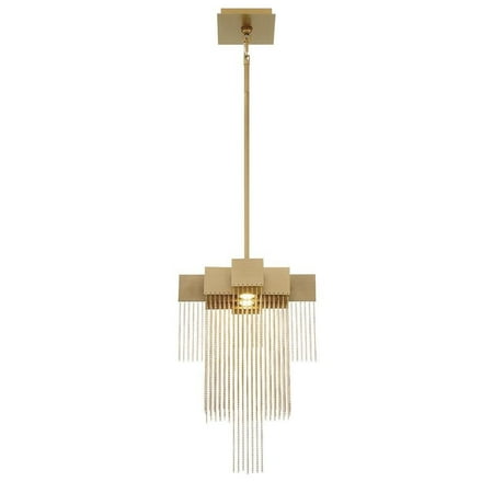 

44370-022-Eurofase Lighting-Bloomfield - 10W 2 LED Pendant In Modern and Contemporary Style-18 Inches Tall and 8 Inches Wide Gold