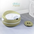 thumbnail image 4 of Dolu Nuve Premium Potty Training Seat, Portable Toilet Chair for Kids, Eco Green, 4 of 6