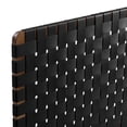 thumbnail image 5 of Headboard, Twin Size, Walnut Black, Vegan Leather, Bedroom, Modern Contemporary HB36746, 5 of 8