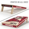 thumbnail image 3 of YouTheFan NCAA Arkansas Razorbacks 2' x 4' Cornhole Game, 3 of 6