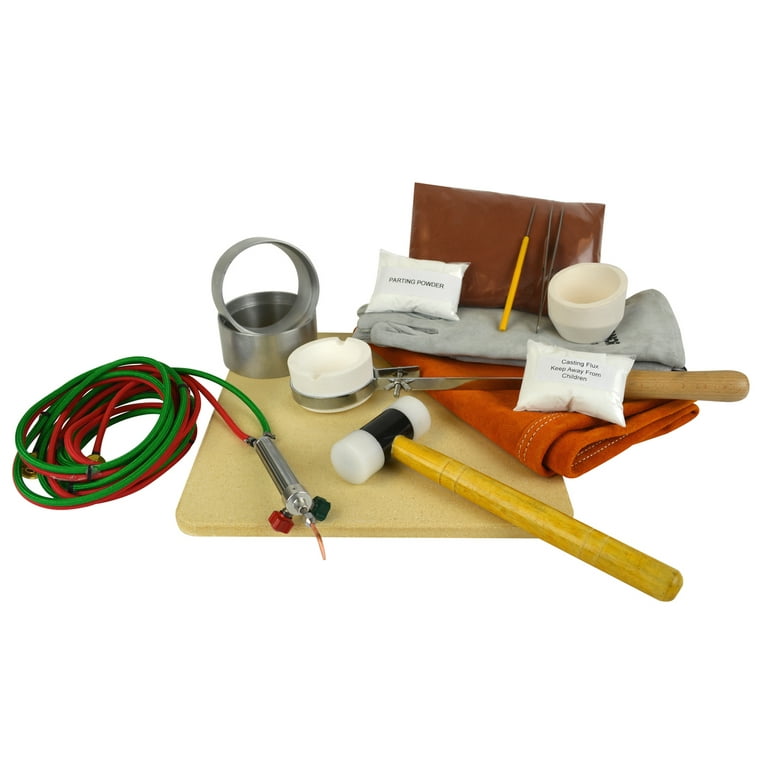 Sand Casting & Safety Gear Set With 5 Lbs of Petrobond Mold 