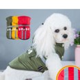 thumbnail image 4 of Topcobe Waterproof Cozy Dog Hoodie with D-ring, S-2XL Army Green, 4 of 10